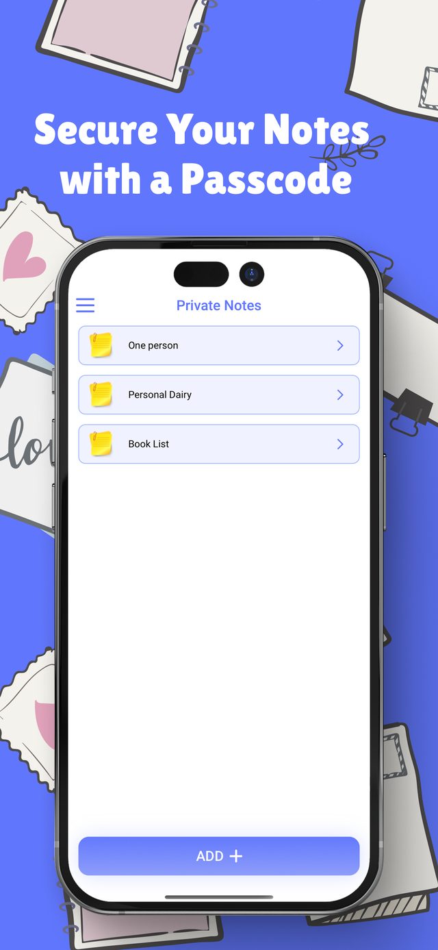 Secure your notes with a passcode